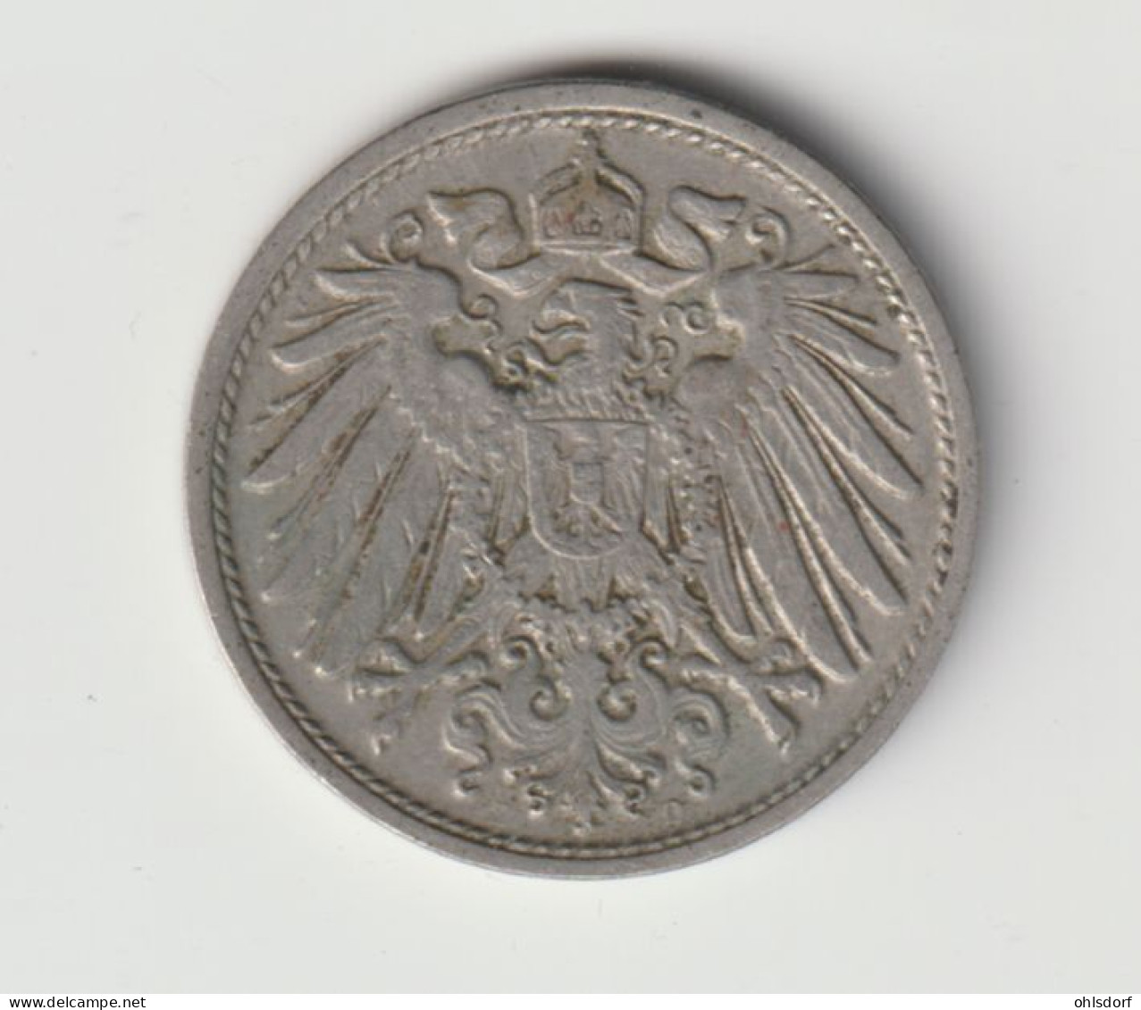 DEUTSCHES REICH 1898 D: 10 Pfennig, KM 12 - 10 Pfennig