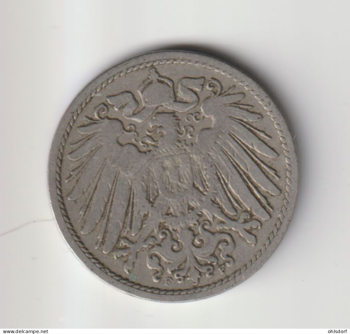 DEUTSCHES REICH 1898 F: 10 Pfennig, KM 12 - 10 Pfennig