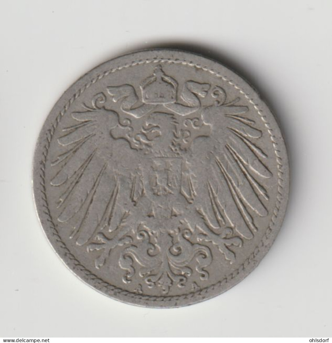 DEUTSCHES REICH 1899 A: 10 Pfennig, KM 12 - 10 Pfennig