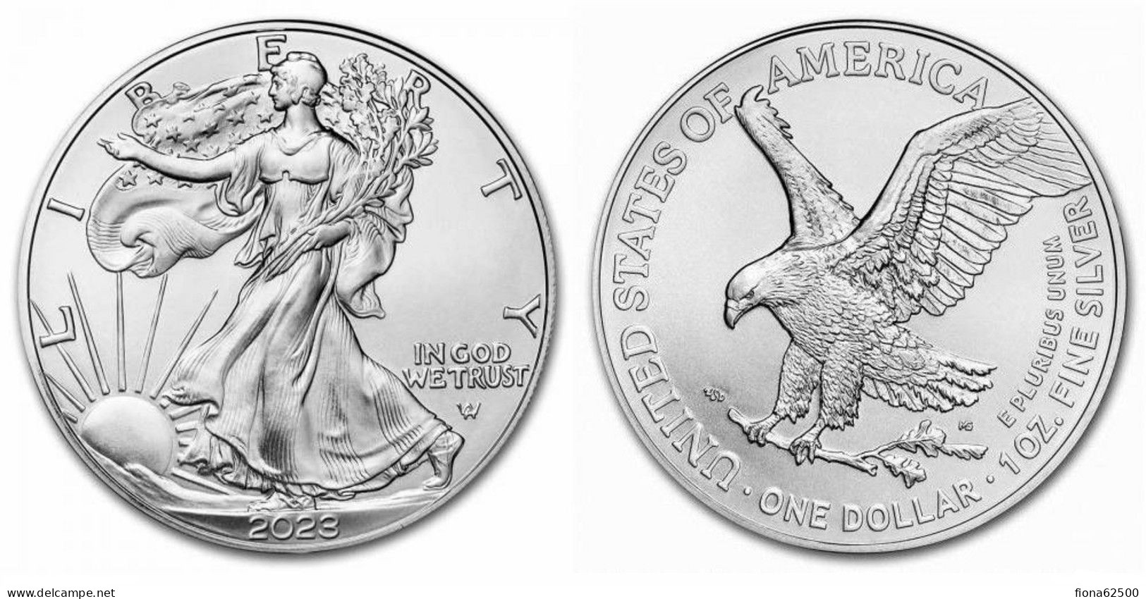 ETATS-UNIS . 1 DOLLAR . 1 ONCE D'ARGENT . SILVER EAGLE . 2023 . - 2007-…: Presidents