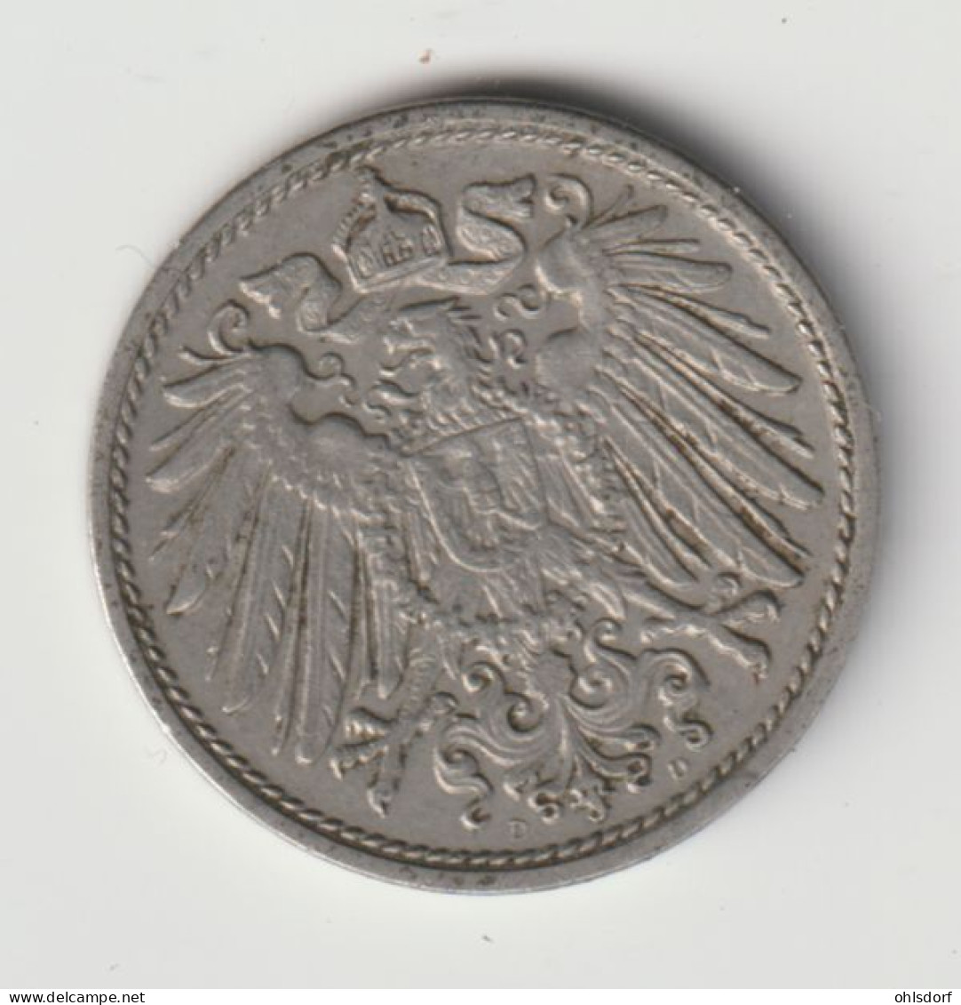 DEUTSCHES REICH 1903 D: 10 Pfennig, KM 12 - 10 Pfennig