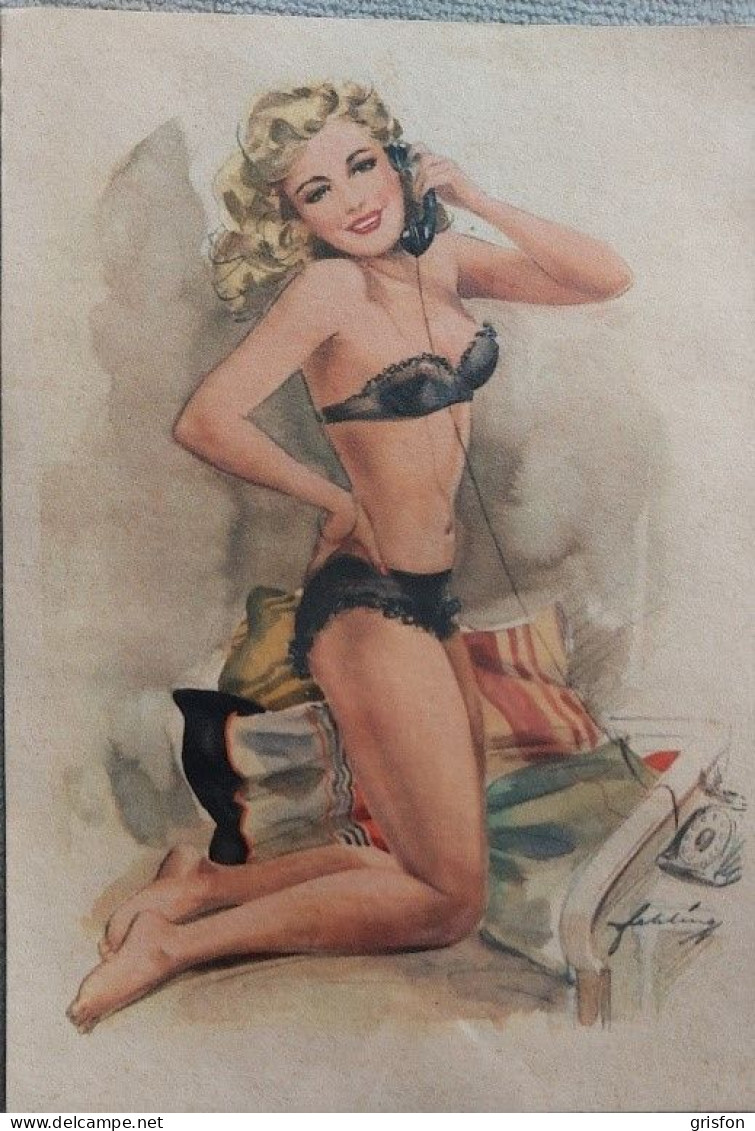 Pin Up Telephone Lady - Pin-Ups