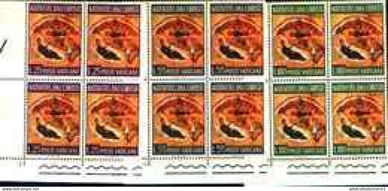 74164)  VATICANO LOTTO QUARTINE IN SERIE COMPLETE MNH** FOTO INDICATIVA - Unused Stamps
