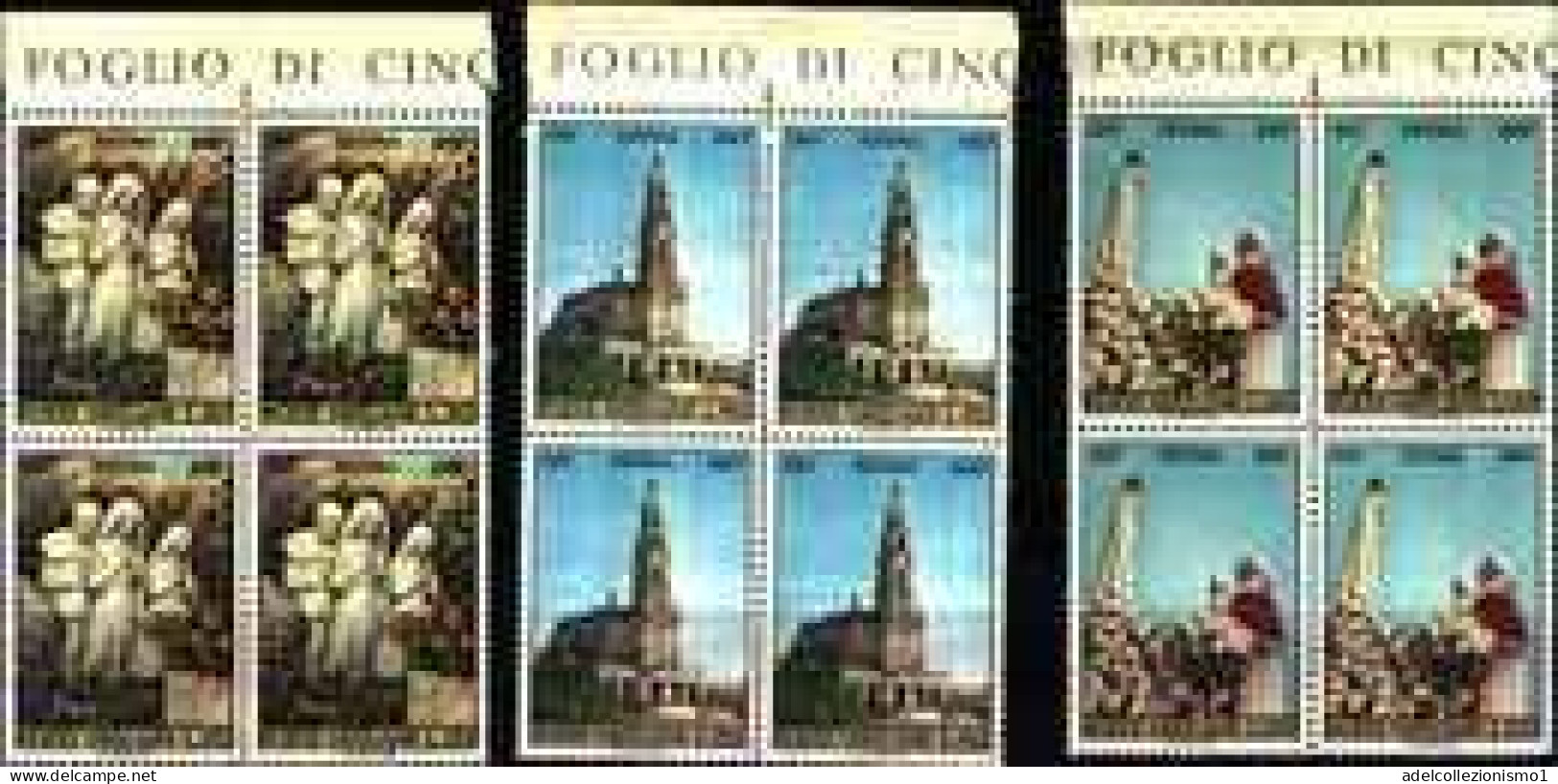 74164)  VATICANO LOTTO QUARTINE IN SERIE COMPLETE MNH** FOTO INDICATIVA - Unused Stamps