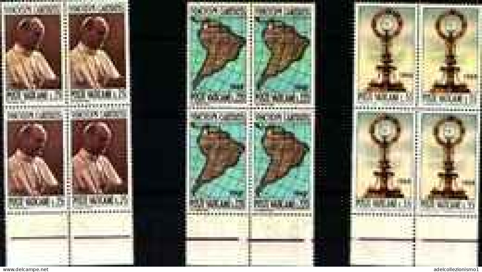 74164)  VATICANO LOTTO QUARTINE IN SERIE COMPLETE MNH** FOTO INDICATIVA - Unused Stamps