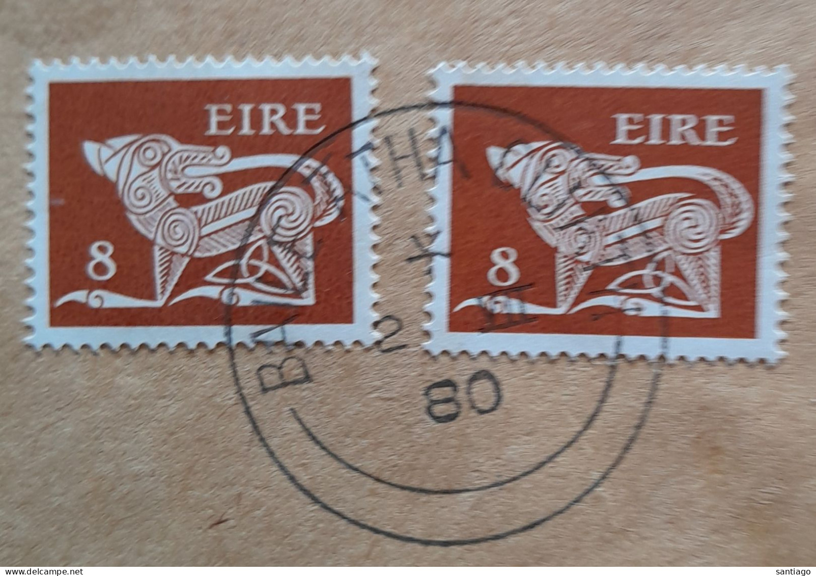 Brief Van De 3Controller Philatelic Section GPO Dublin/ Paar Nr 348 ( Yv ) - Covers & Documents
