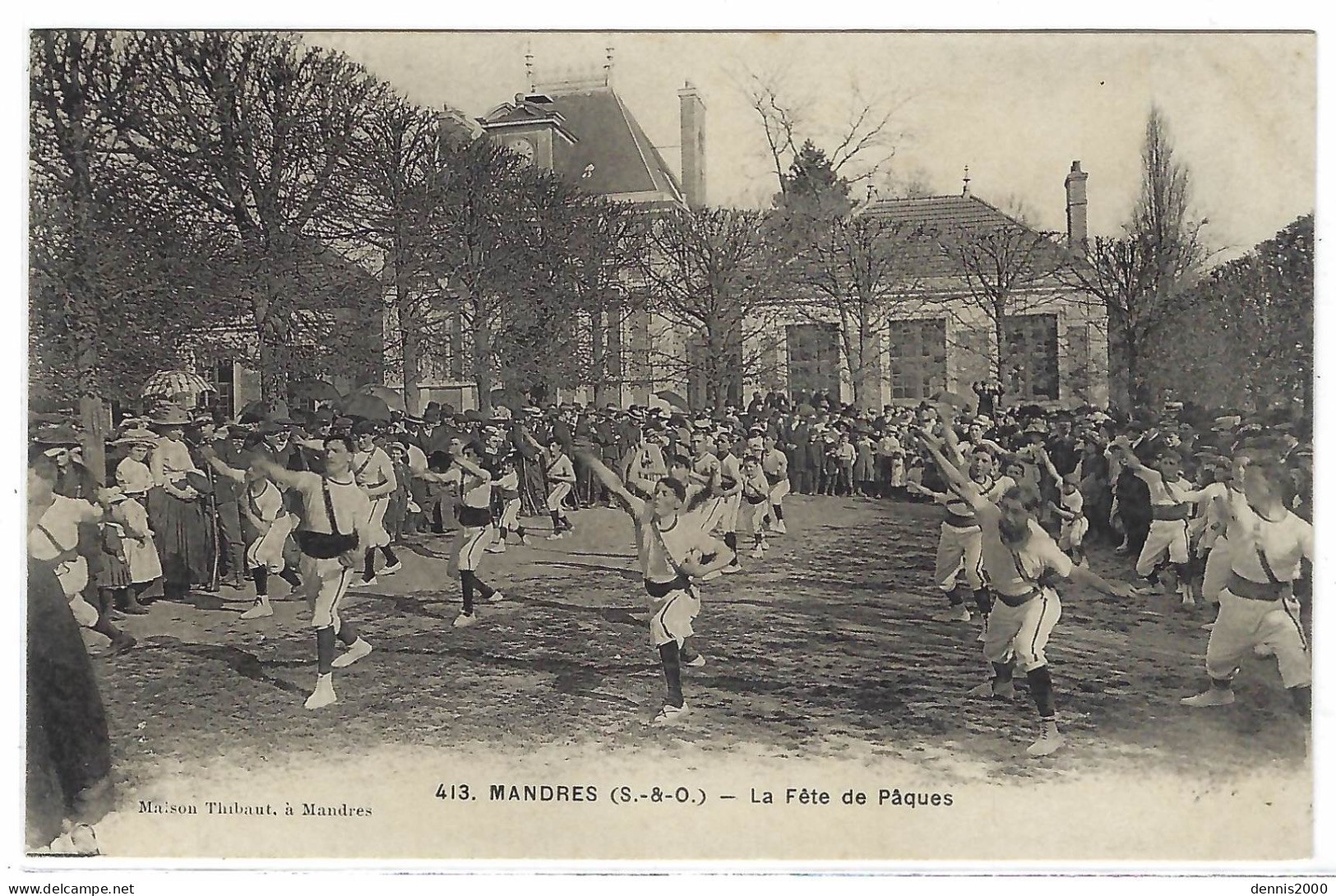 MANDRES (94) - La Fête De Pâques - Ed. Maison Thibaut, Mandres - Mandres Les Roses