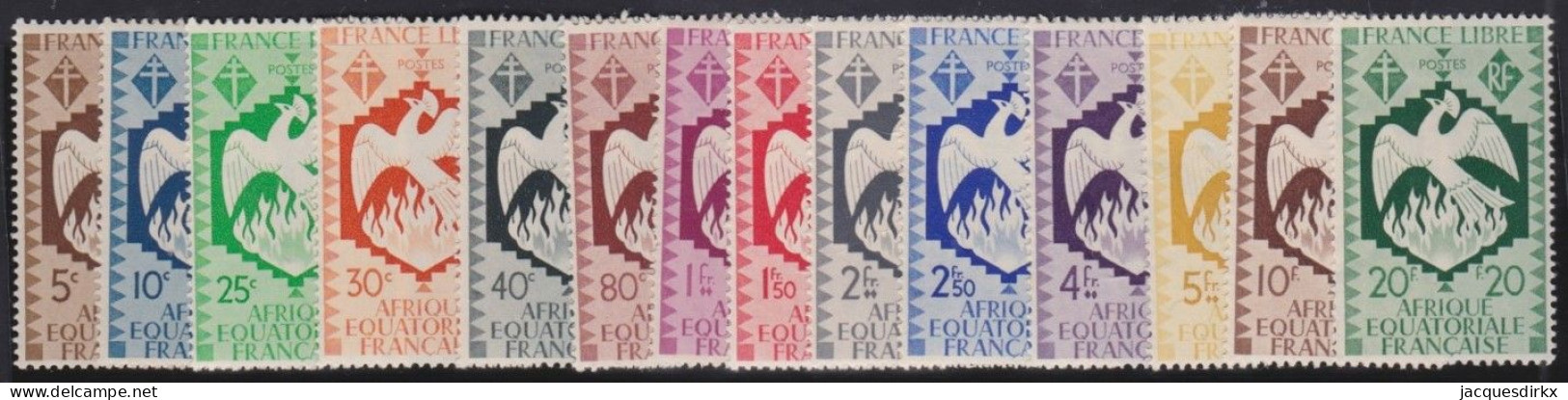 Afrique Equatoriale Française   .  Y&T   .    141/154    .      *    .    Neuf Avec Gomme - Unused Stamps