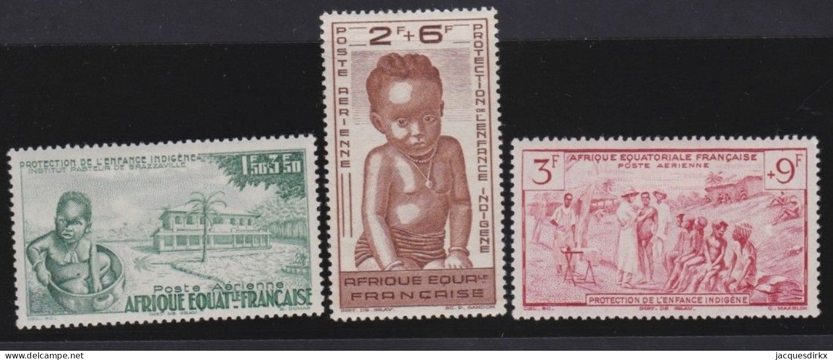 Afrique Equatoriale Française   .  Y&T   .    PA 10/12    .      *    .    Neuf Avec Gomme - Posta Aerea