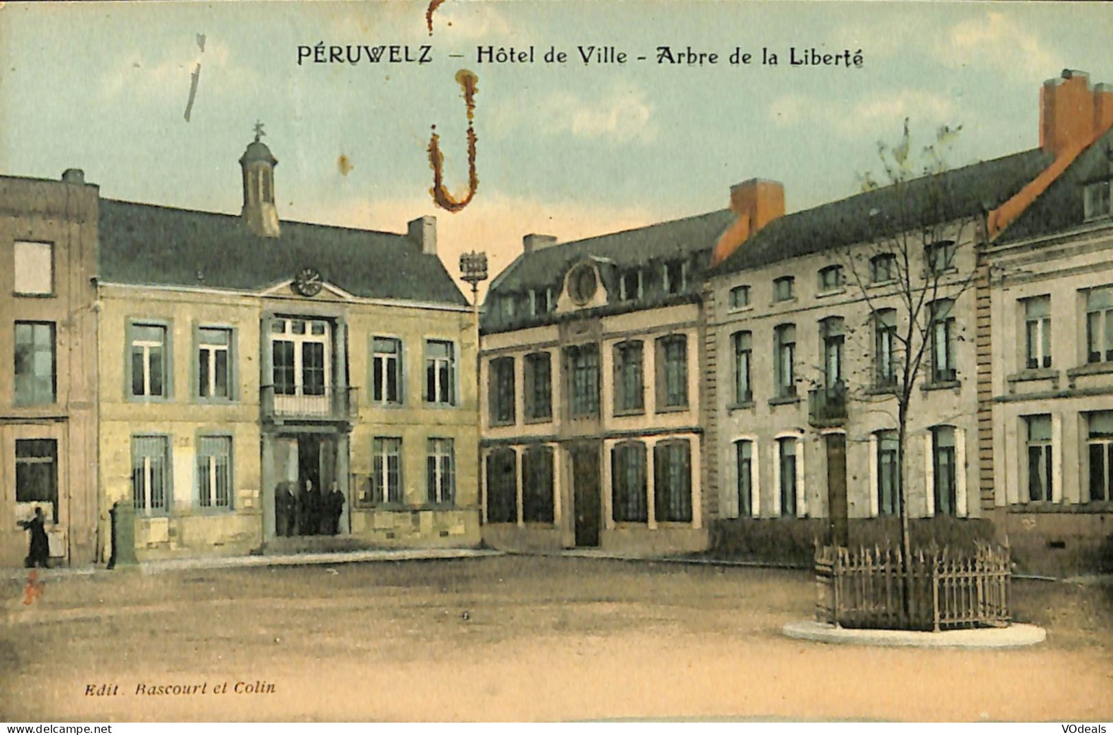 Belgique - Hainaut - Péruwelz - Hôtel De Ville - Arbre De La Liberté - Péruwelz