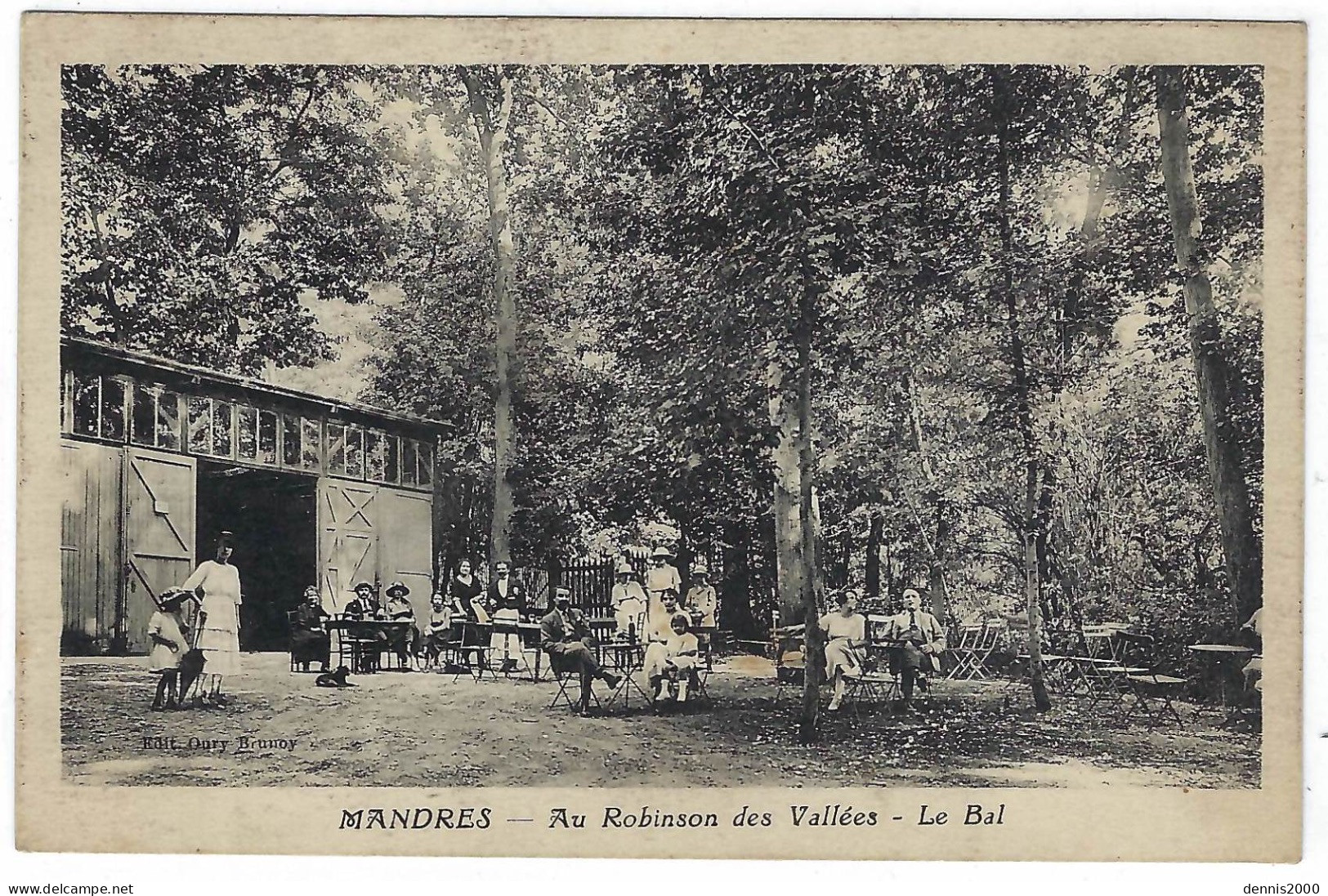 MANDRES (94) - Au Robinson Des Vallées - Le Bal - Ed. Oury, Brunoy - Mandres Les Roses