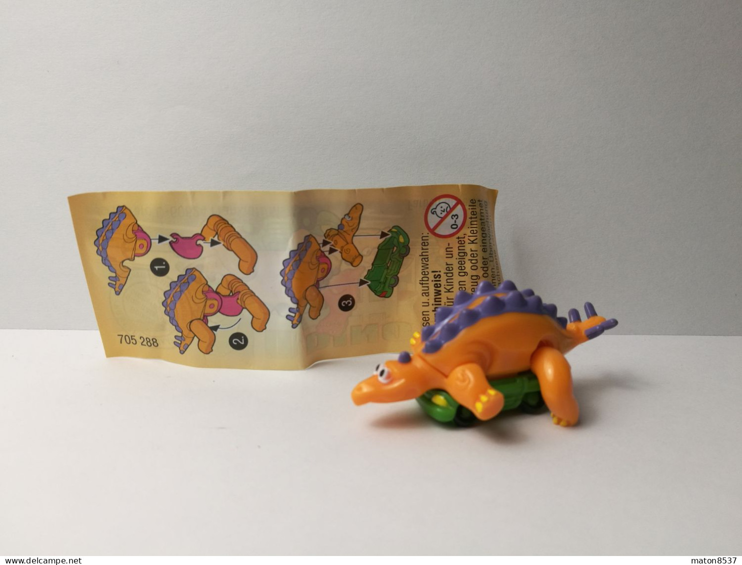 Kinder : 705288  Dino Taxi 2003 - Dino 4  + BPZ - Steckfiguren