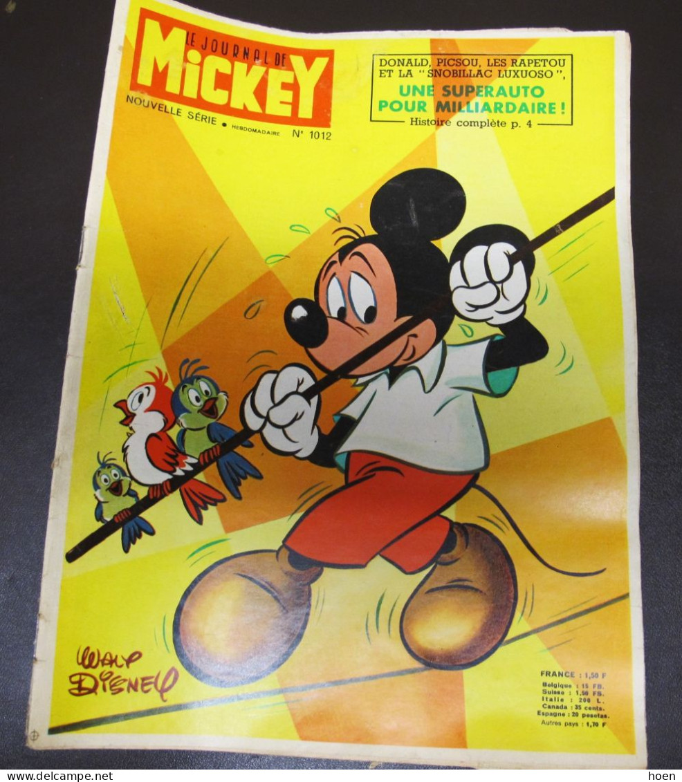 Lot De 75 Magazines "Le Journal De Mickey" De 1971 à 1973 - Journal De Mickey