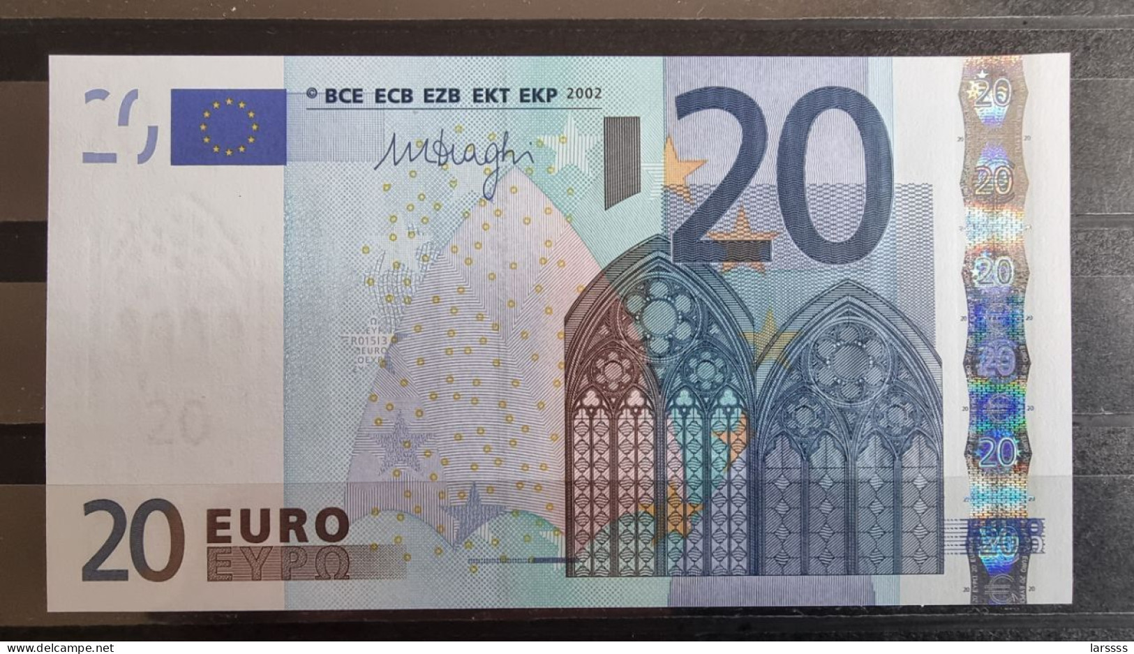 1 X 20€ Euro Draghi  R015I3 P26942743972 - UNC Netherlands / Holland - 20 Euro