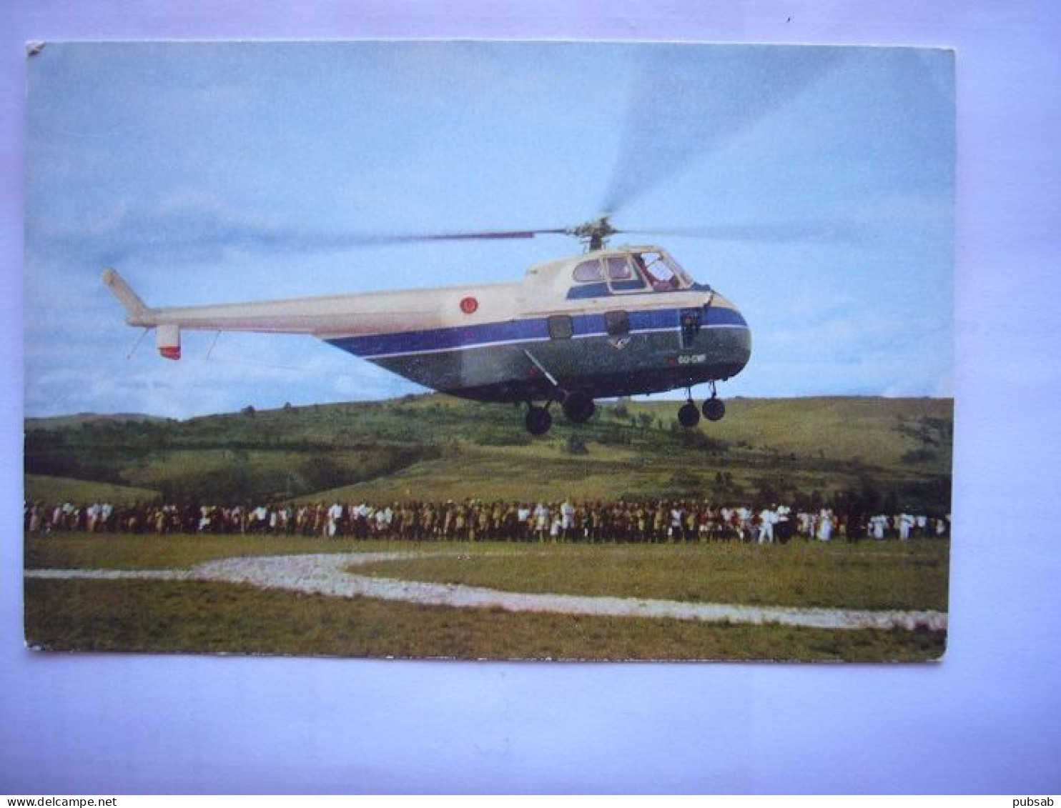 Avion / Airplane / SABENA / Helicopter / Sikorsky S-55 / OO-CWF / Seen At Kitega, Rwanda - Helicopters