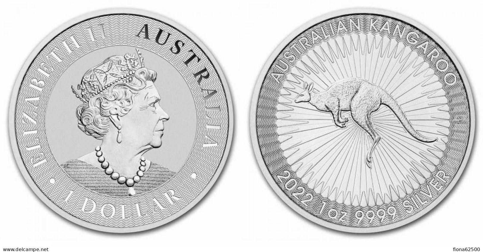 AUSTRALIE . KANGOUROU . 1 ONCE D'ARGENT 2022 . - Dollar