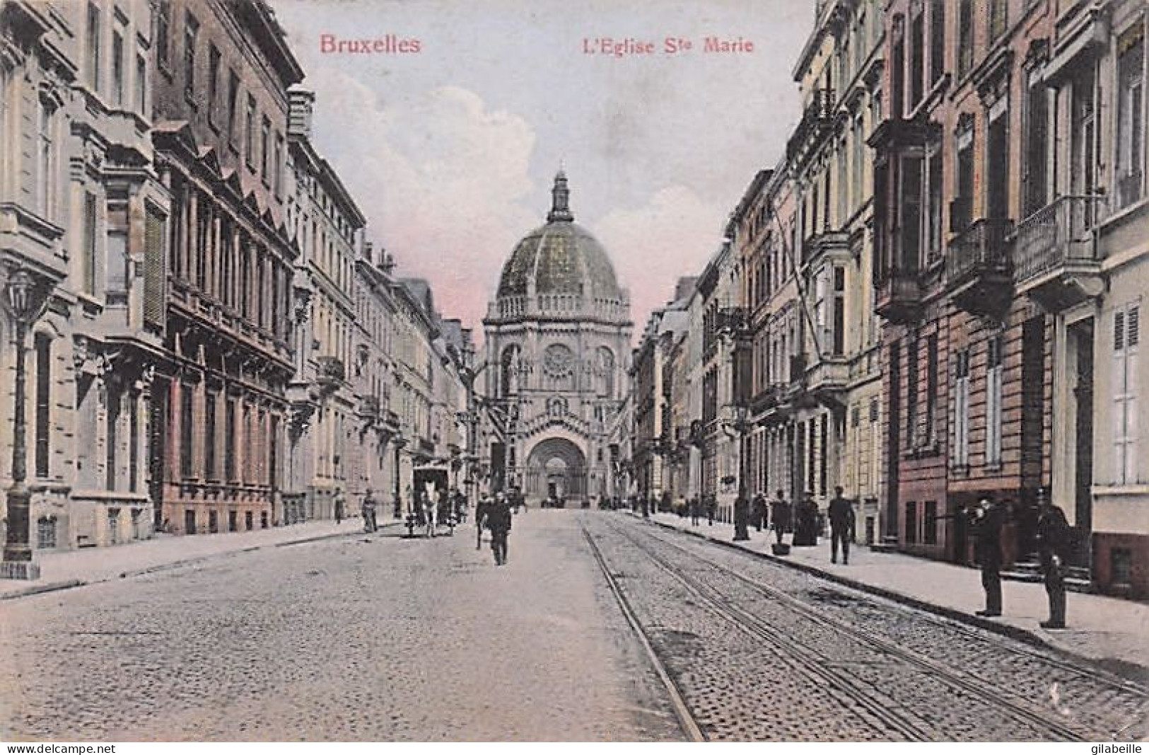 BRUXELLES - L'église Sainte Marie - Avenues, Boulevards