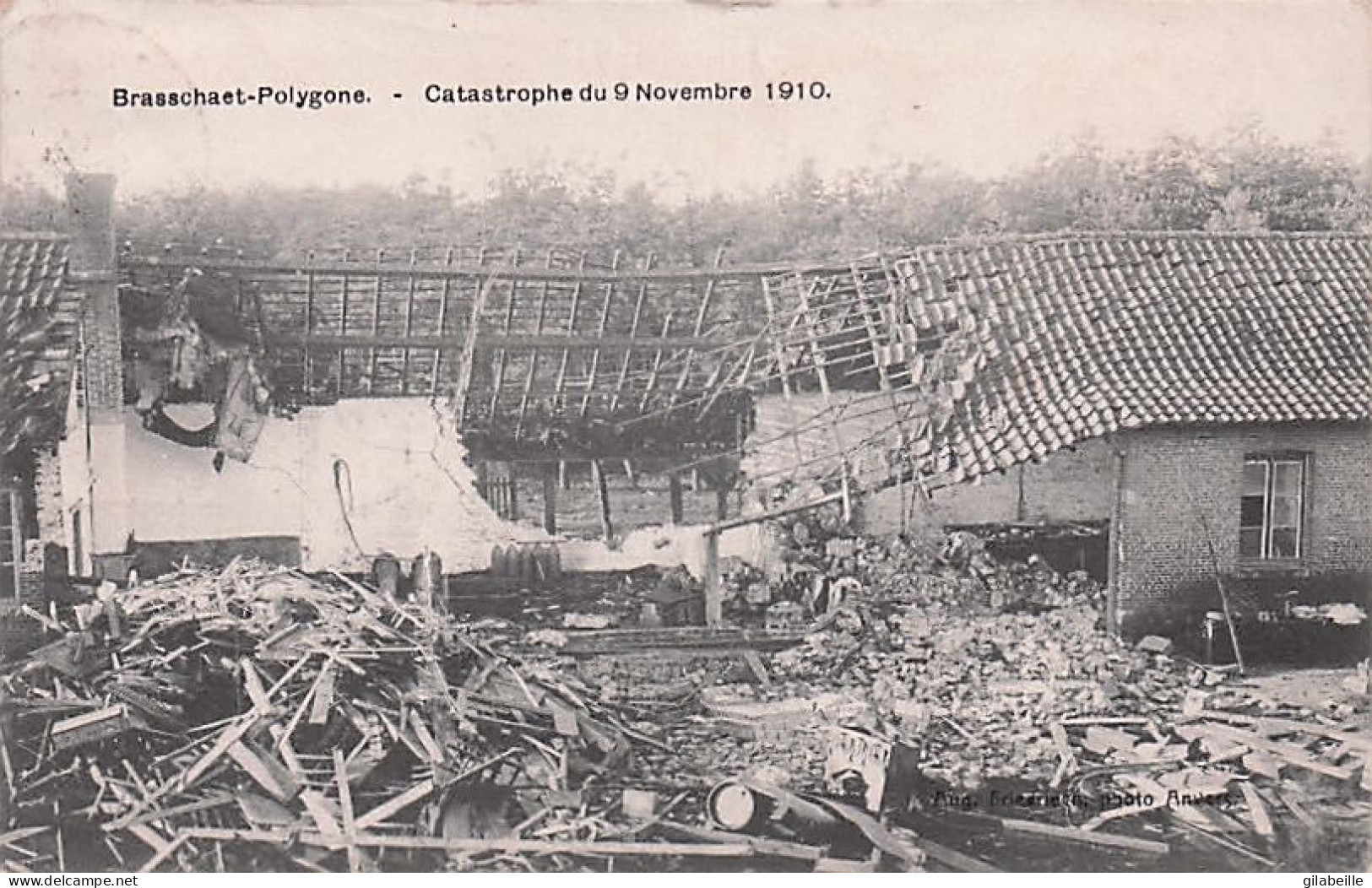 Anvers - BRASSCHAET -  BRASSCHAAT - Catastrophe Du 9 Novembre 1910 - Brasschaat