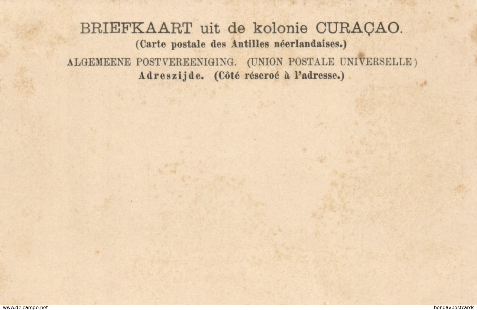 Curacao, W.I., WILLEMSTAD, Breedestraat (1900s) Gebr. Jonckheer Postcard - Curaçao