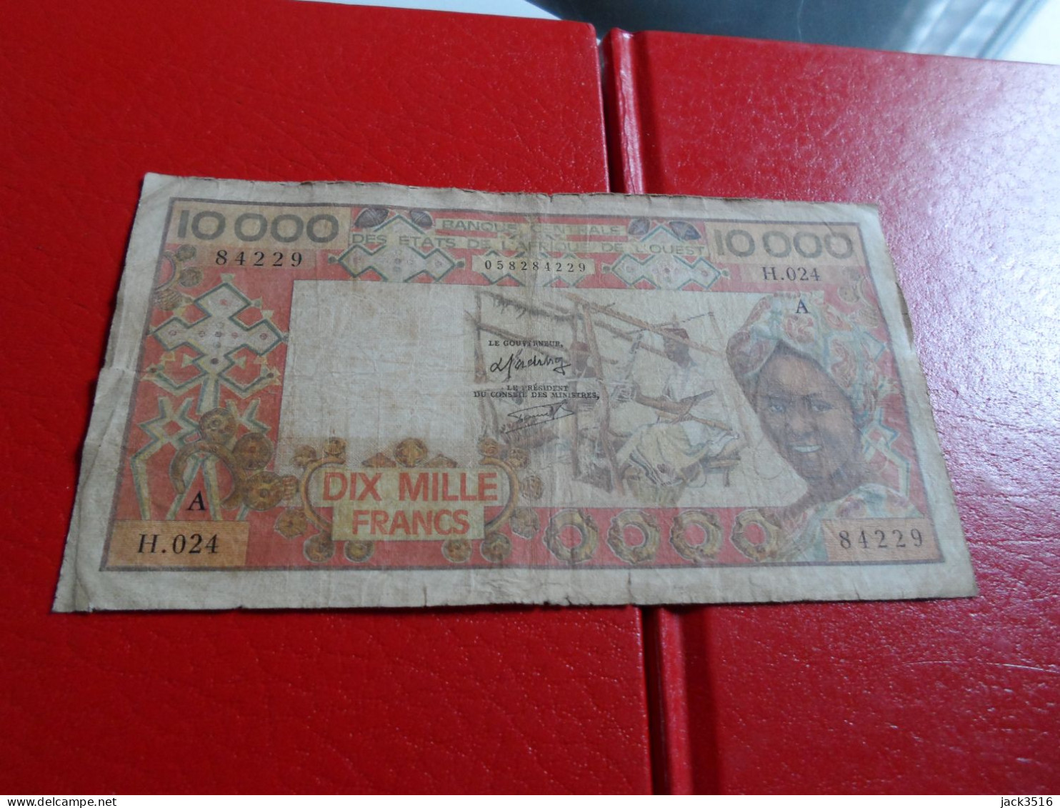 Billet 10000 Francs Côte D'ivoire 1990 H.024 - Otros – Africa