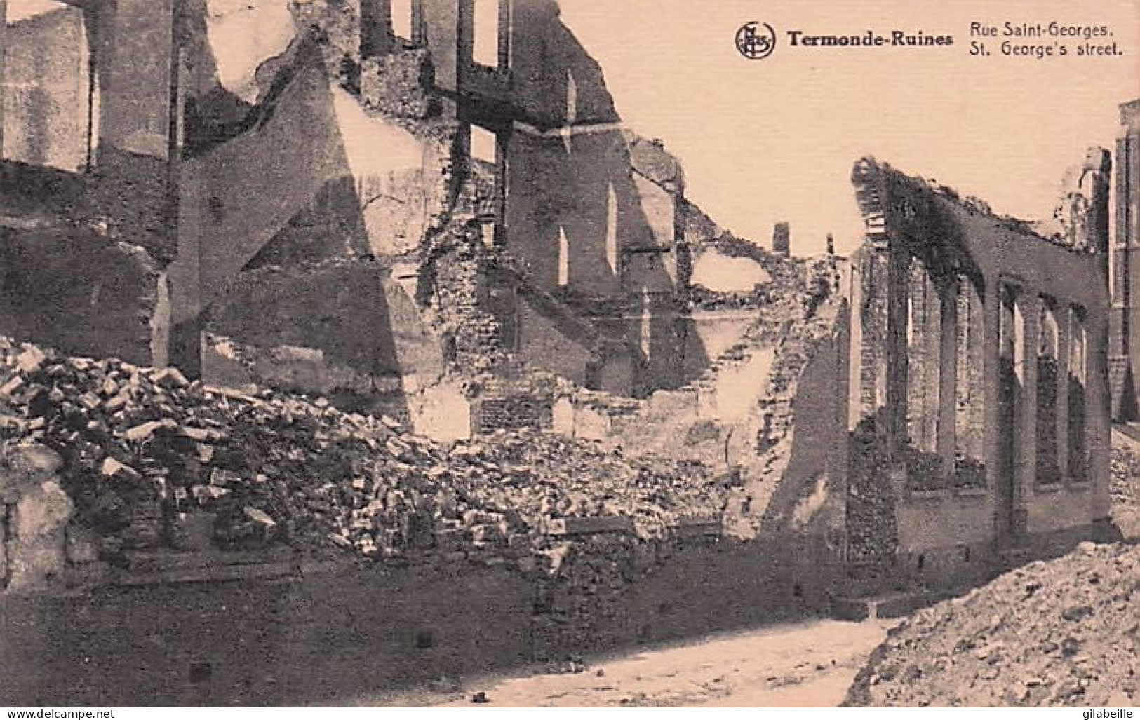 DENDERMONDE - TERMONDE - Les Ruines De Termonde - Rue Saint Georges - Dendermonde