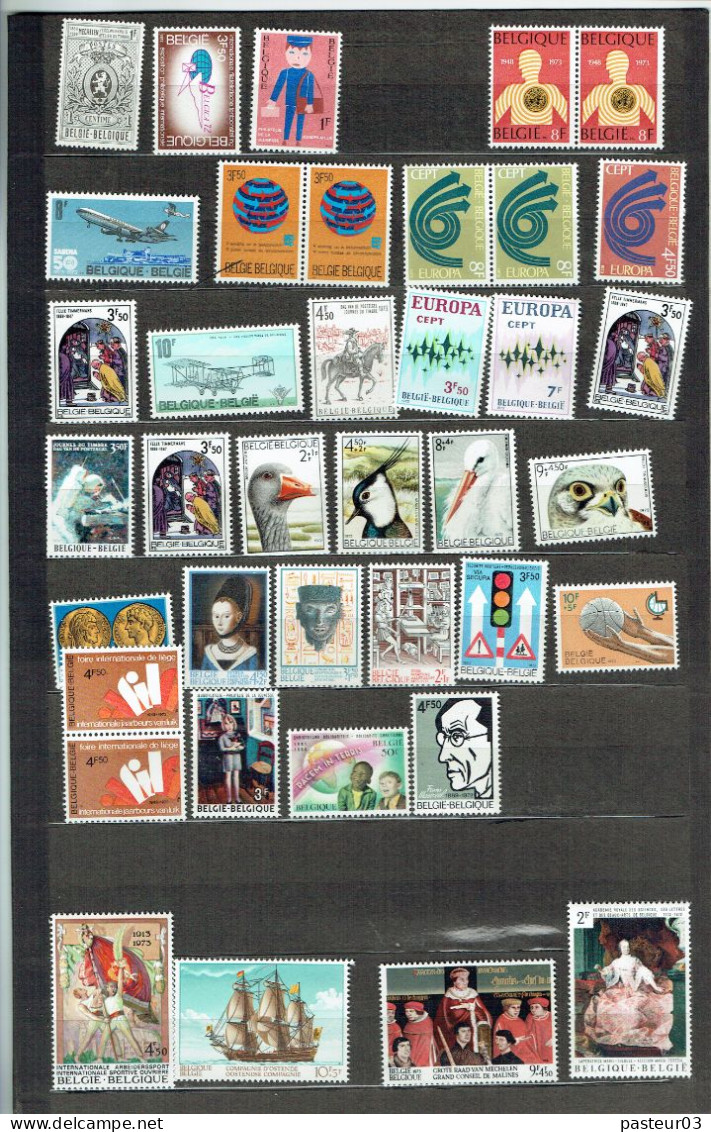 Lot (1) Timbres Belgique Années 1970...... Neufs - Ungebraucht