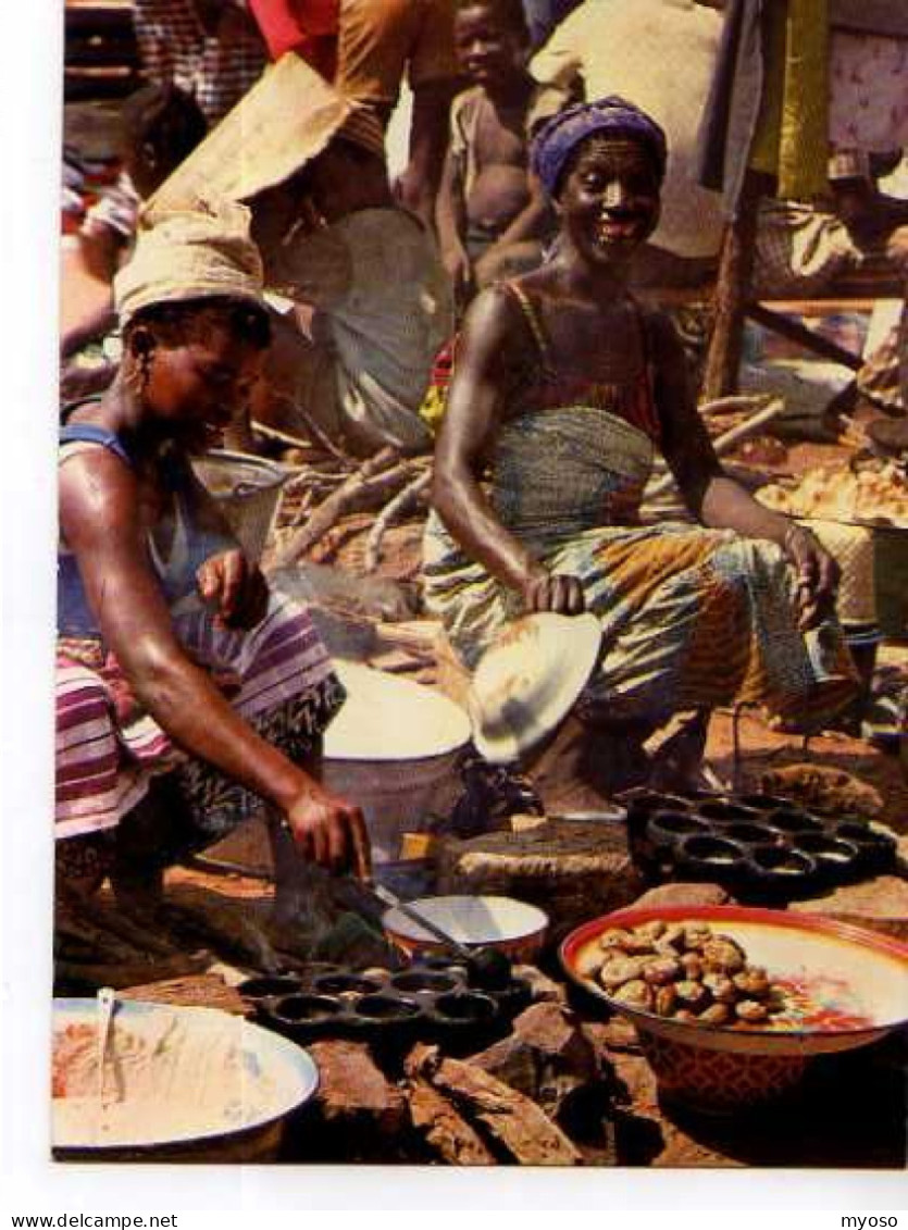 Haute Volta BANFORA Preparation De Beignets Sur Le Marché - Burkina Faso