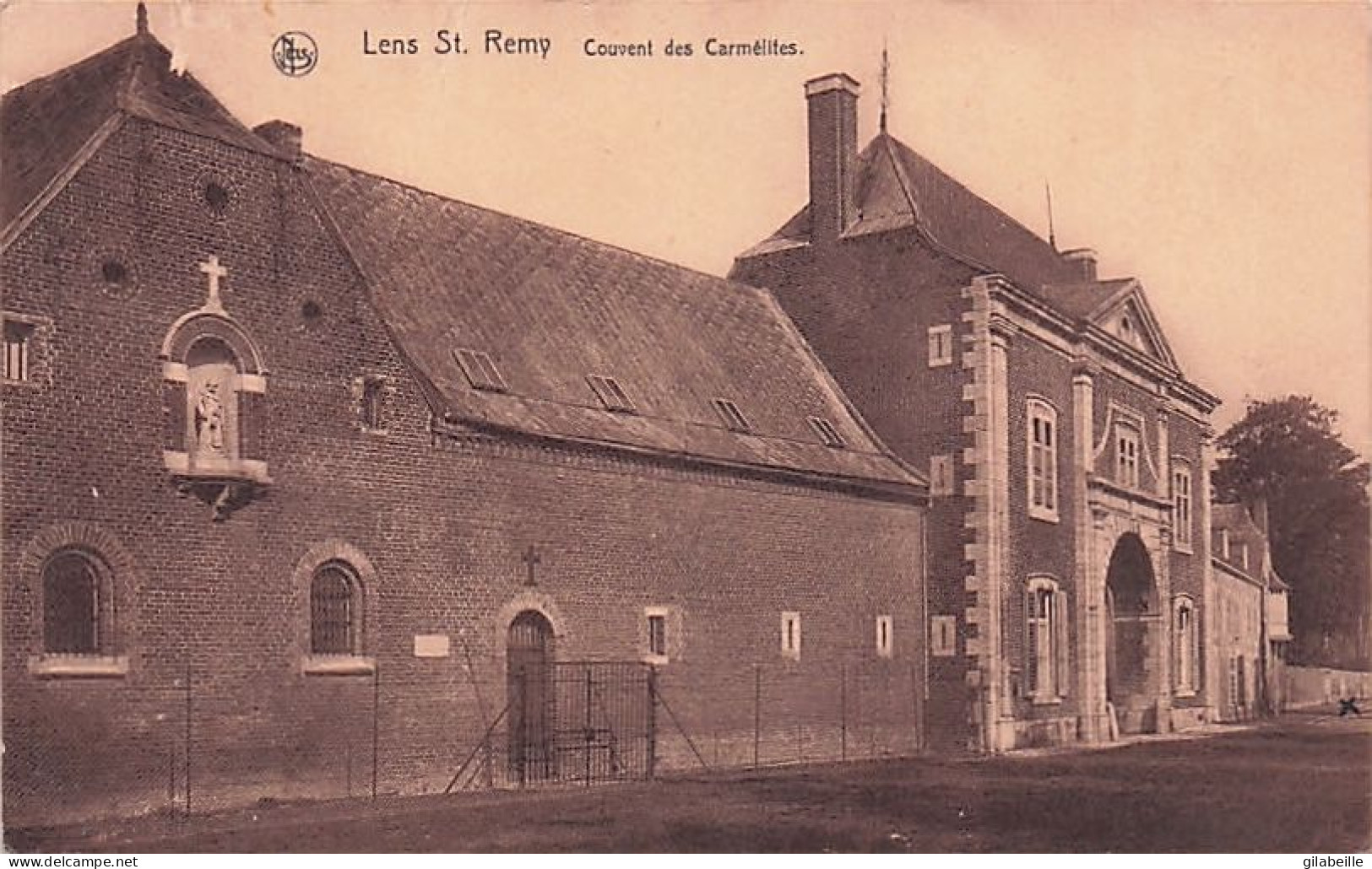 Hannut - LENS St REMY - Couvent Des Carmelites - LOT 2 CARTES - Hannut