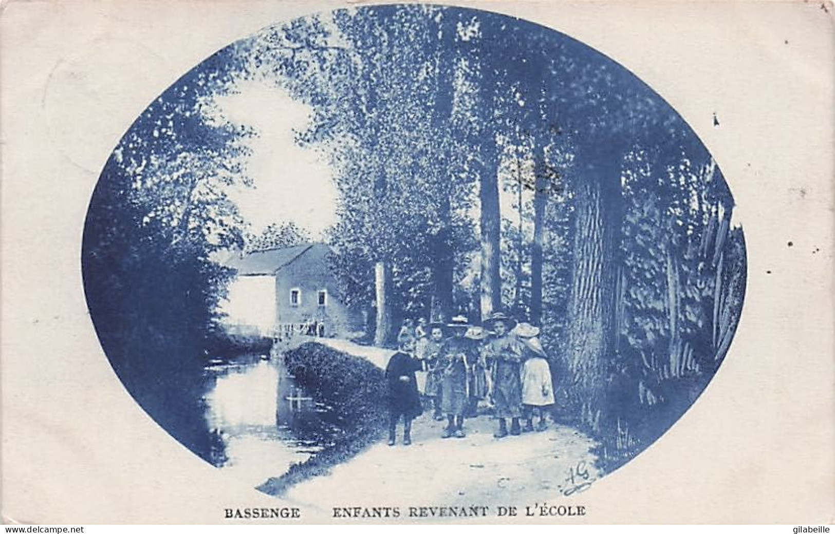 BASSENGE - Enfants Revenant De L'école - 1908 - Bassenge