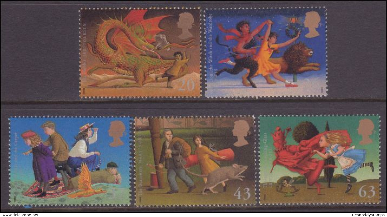 1998 Famous Children's Fantasy Novels Unmounted Mint. - Ongebruikt