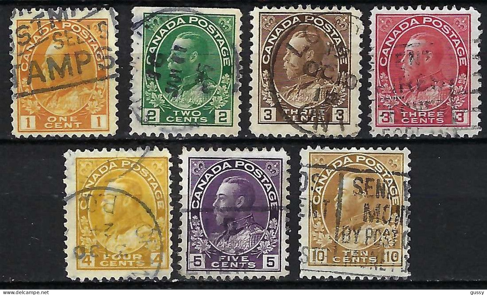 CANADA Ca.1918-25: Lot D' Obl. - Used Stamps