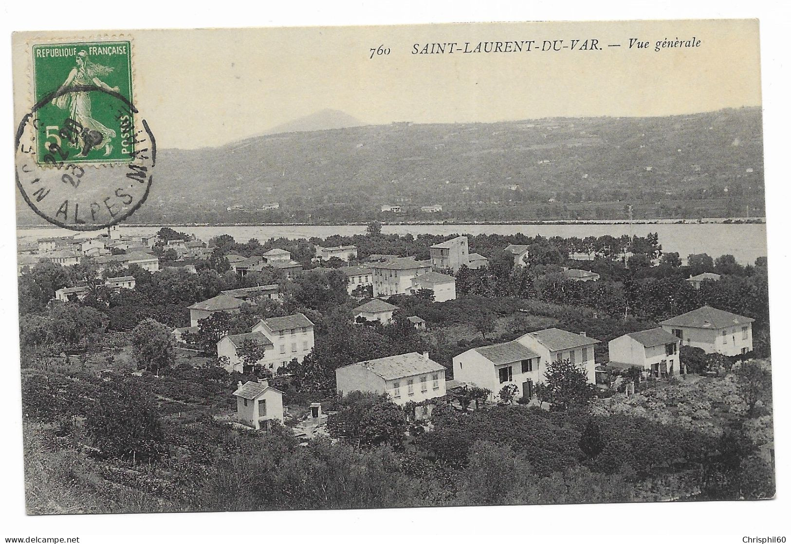 CPA  De 1913 - SAINT-LAURENT-DU-VAR - Vue Générale - - Saint-Laurent-du-Var