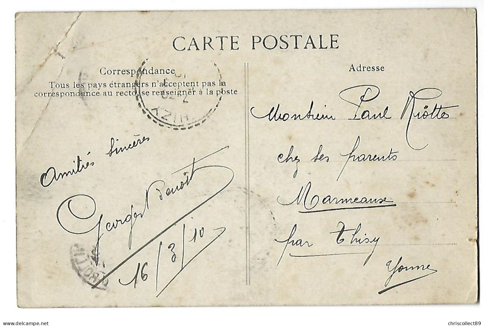 Carte Postale : Paris   La Mi Carême A Paris - Char De La Belgique - Lotes Y Colecciones