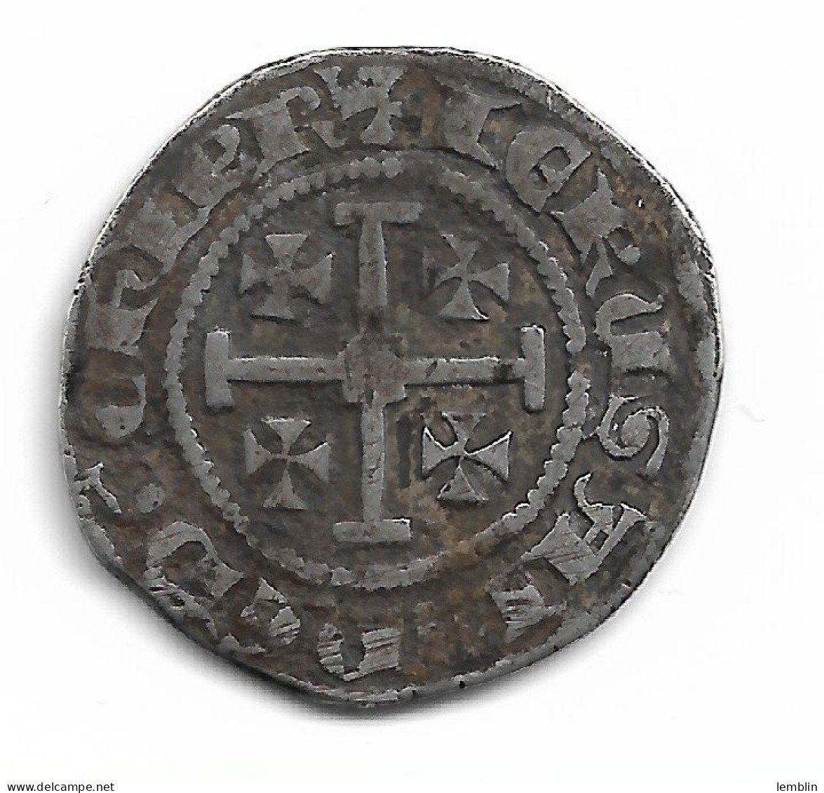 ROYAUME DE CHYPRE - GROS D'ARGENT D'HENRI II DE LUSIGNAN (1310-1324) - Cyprus