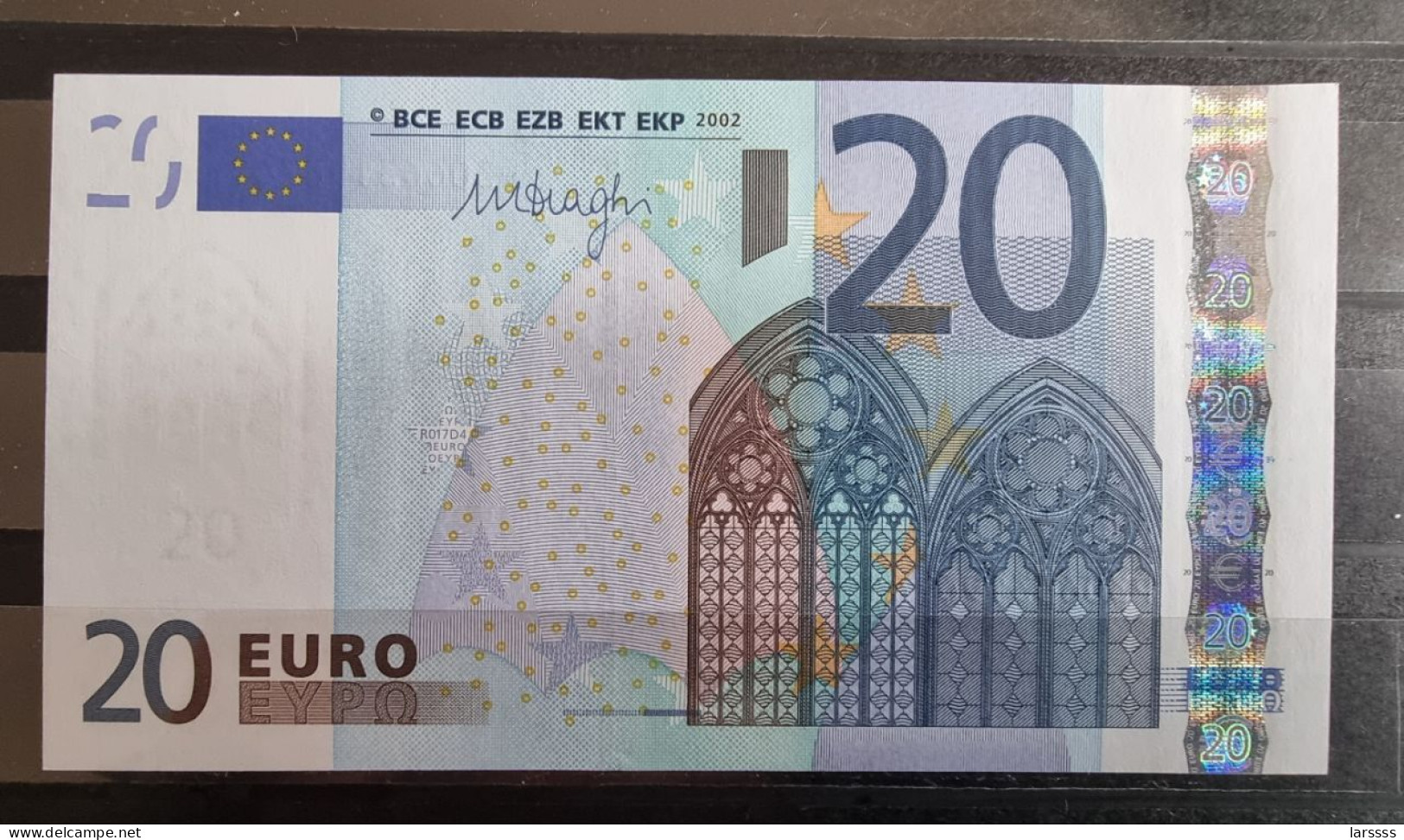 1 X 20€ Euro Draghi  R017D4 P30663196741 - UNC Netherlands / Holland - 20 Euro