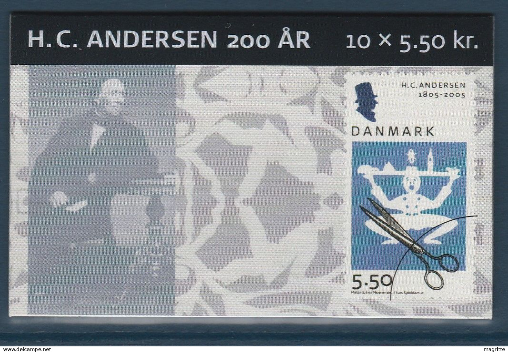 Danemark 2005 Feuillet Carnet Emission Commune Malte Hans Christian Andersen Denmark Danmark Booklet Joint Issue Malta - Emissions Communes