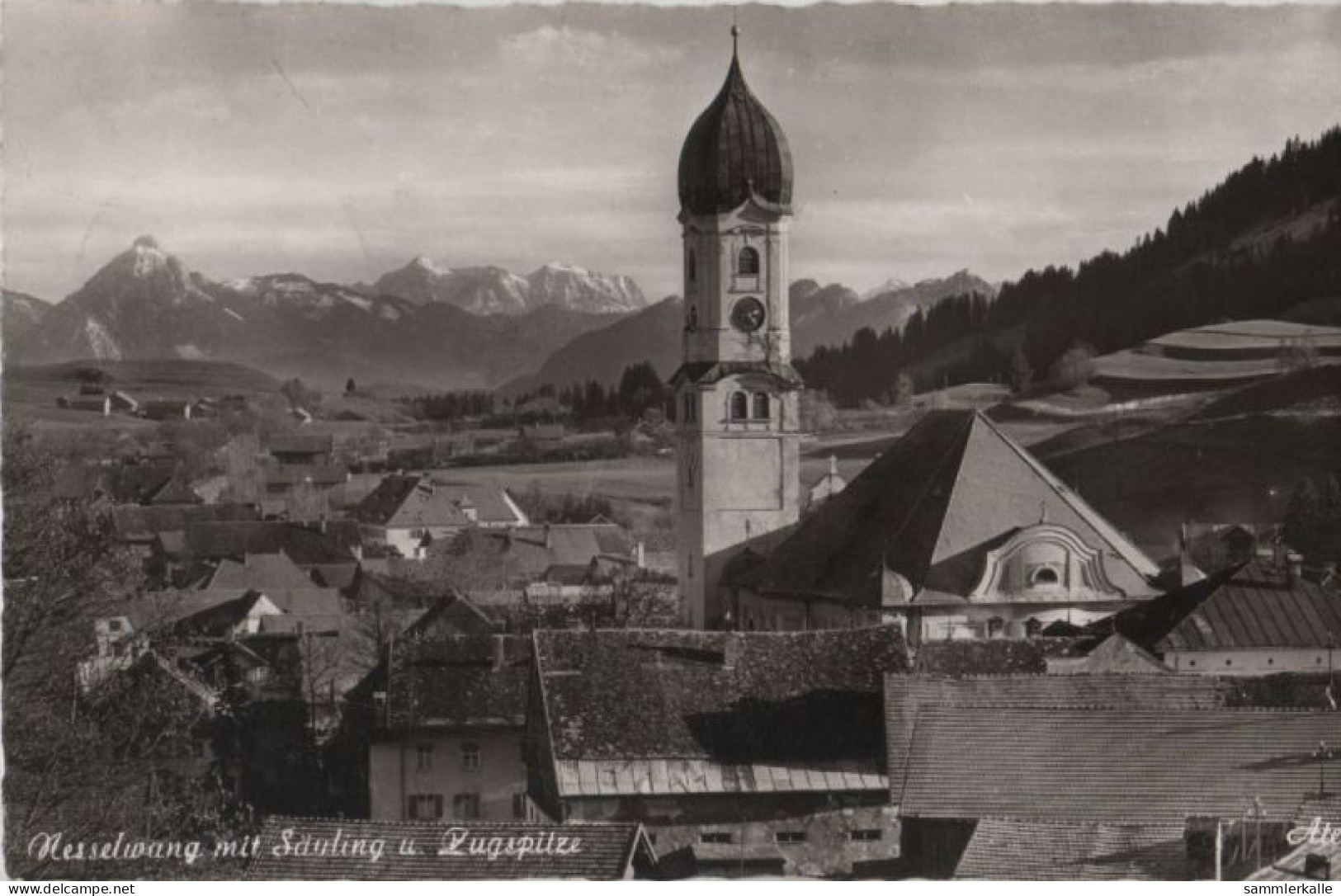 69181 - Nesselwang - Mit Säuling Und Zugspitze - 1957 - Füssen