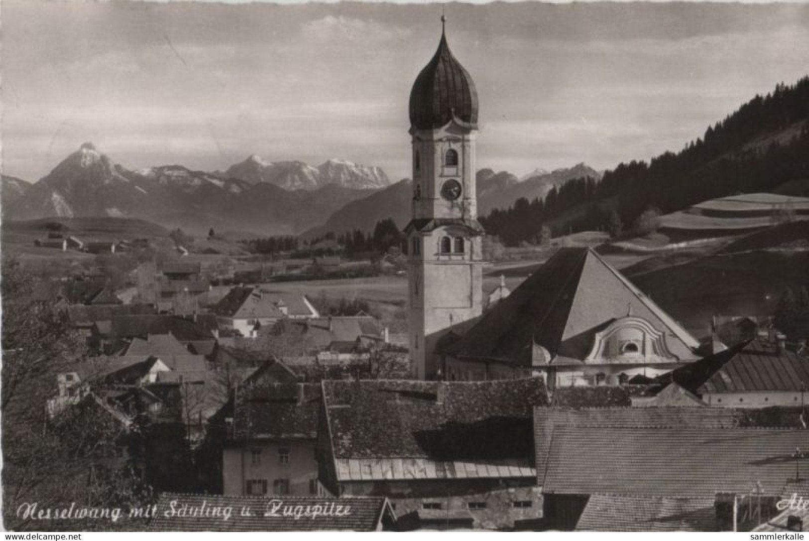 69181 - Nesselwang - Mit Säuling Und Zugspitze - 1957 - Fuessen