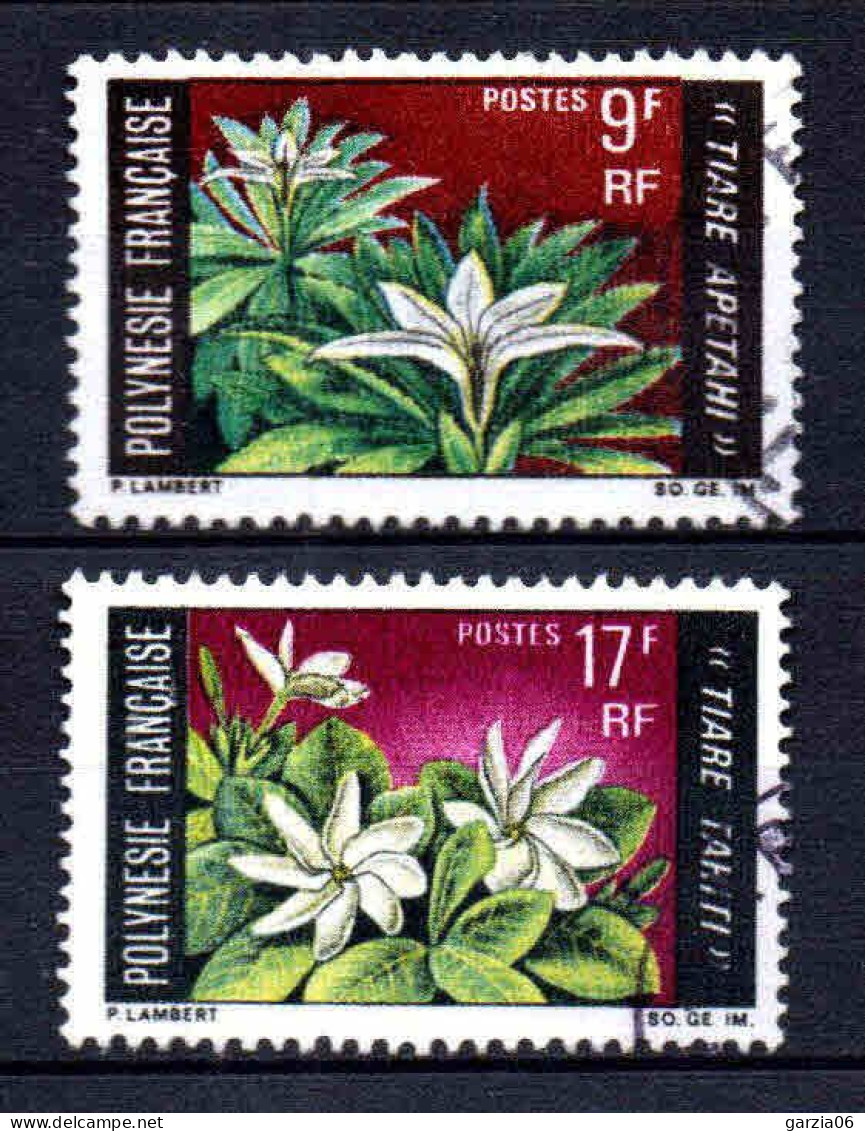 Polynésie - 1969  - Fleurs  -  N° 64/65   - Oblit - Used - Oblitérés