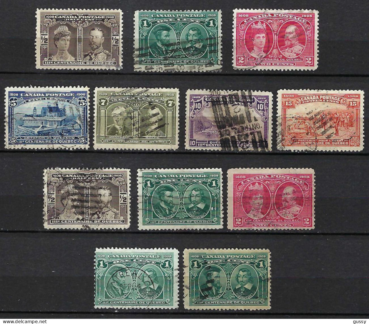 CANADA Ca.1908: Lot D' Obl. - Used Stamps