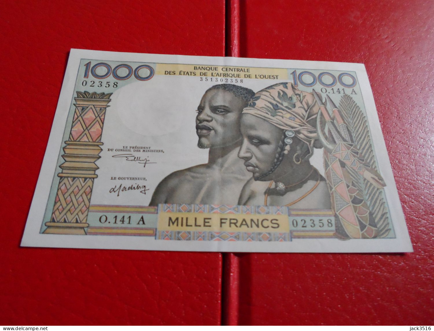 1000 Francs Côte D'ivoire 1965 Spl/au 02358 - Andere - Afrika
