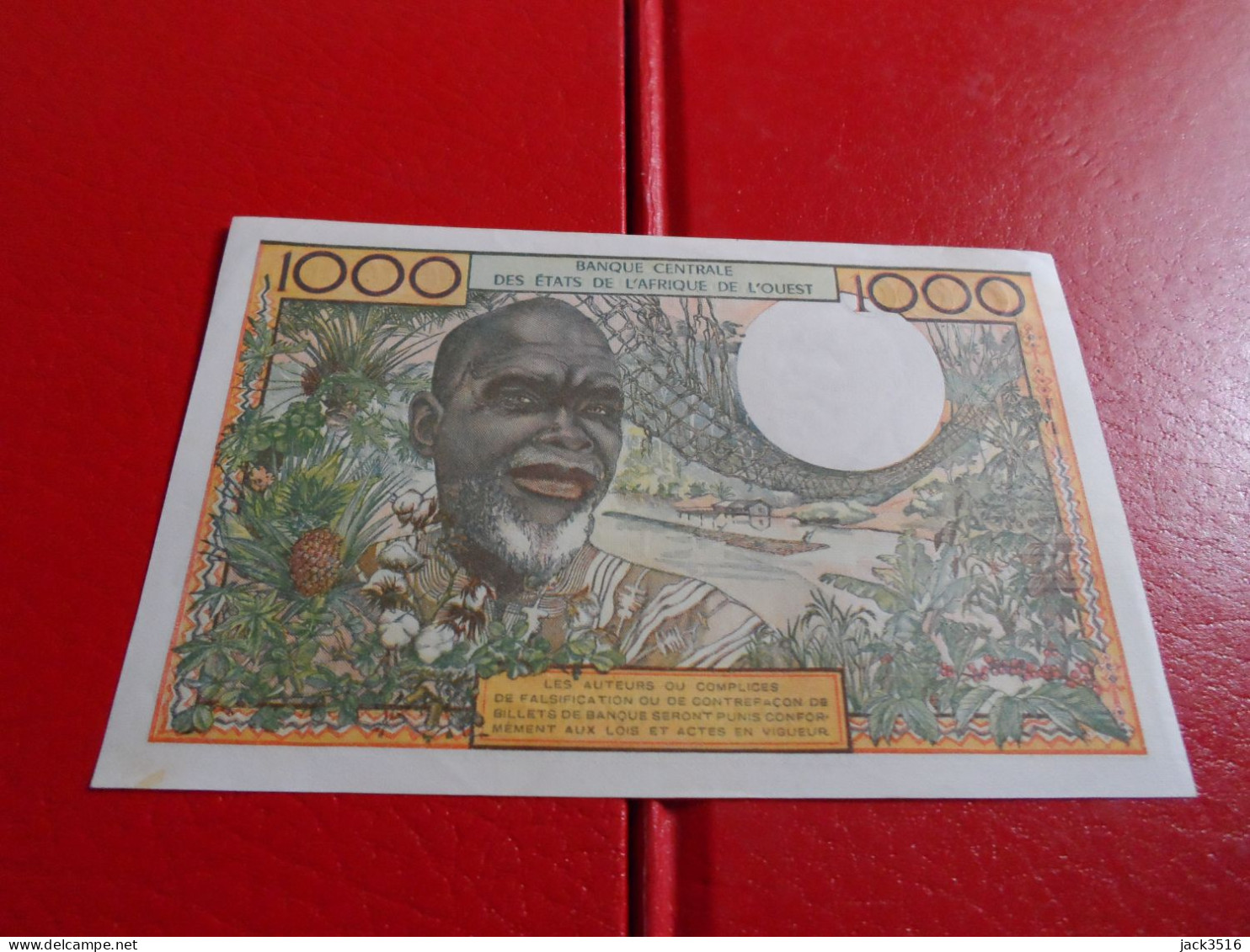 Billet 1000 Francs Côte D'ivoire 1965 Spl/au 02476 - Autres - Afrique