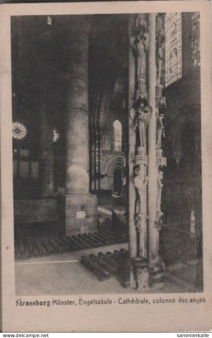 41848 - Strassburg - Münster, Engelssäule - Ca. 1940 - Elsass