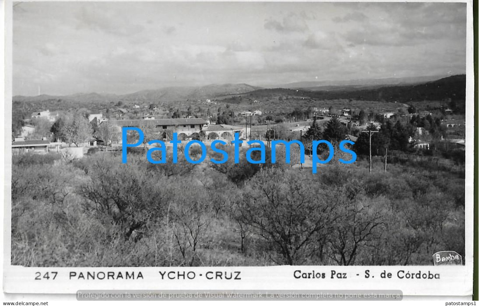 226710 ARGENTINA CORDOBA CARLOS PAZ PANORAMA YCHO CRUZ PHOTO NO POSTAL POSTCARD - Argentinien