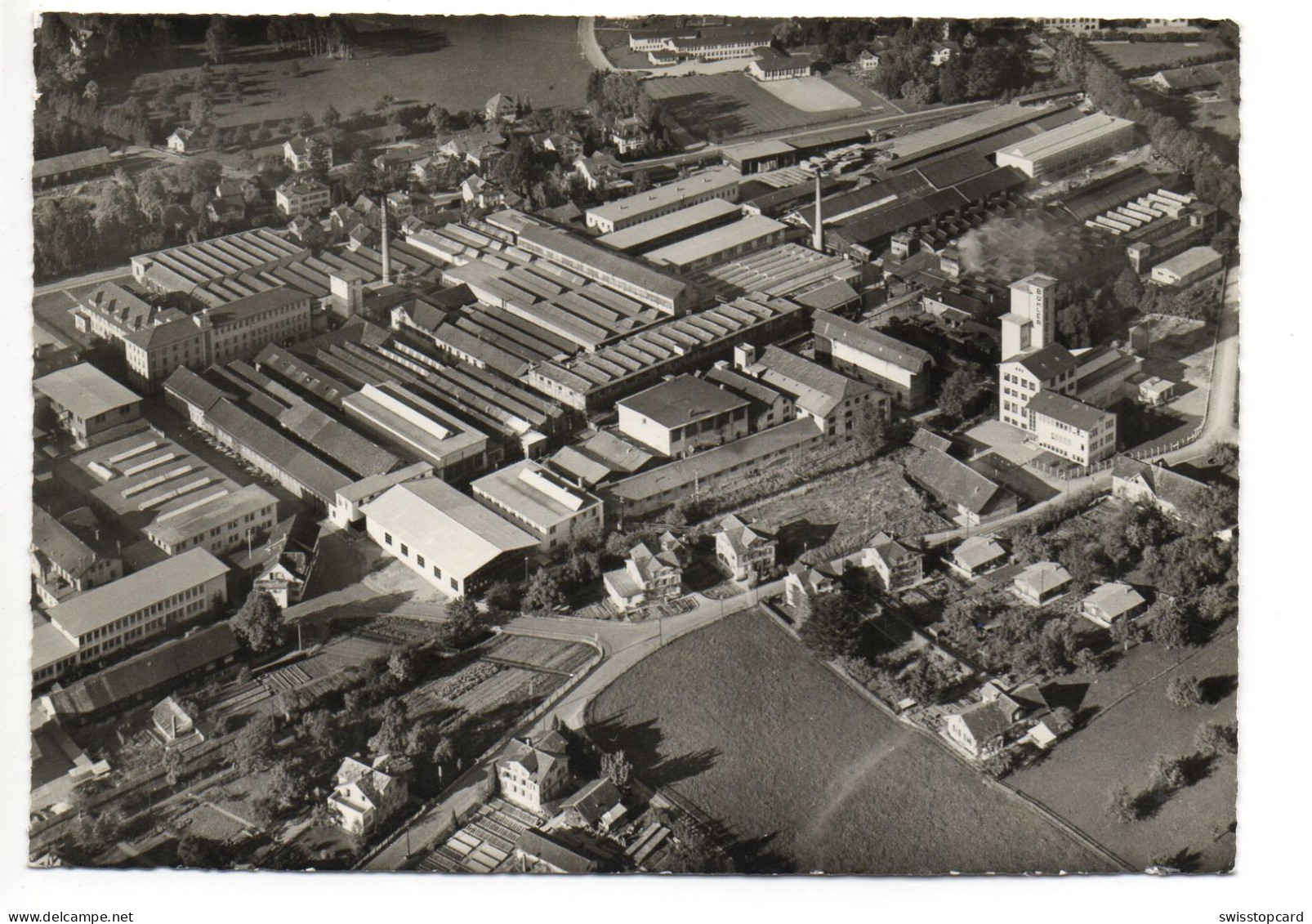 UZWIL Flugaufnahme Fabrik Firma Bühler - Uzwil