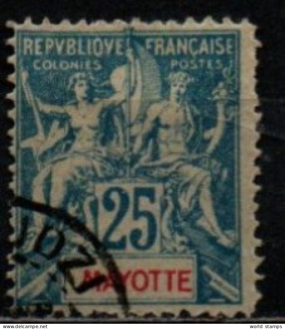 MAYOTTE 1900-7 O - Used Stamps
