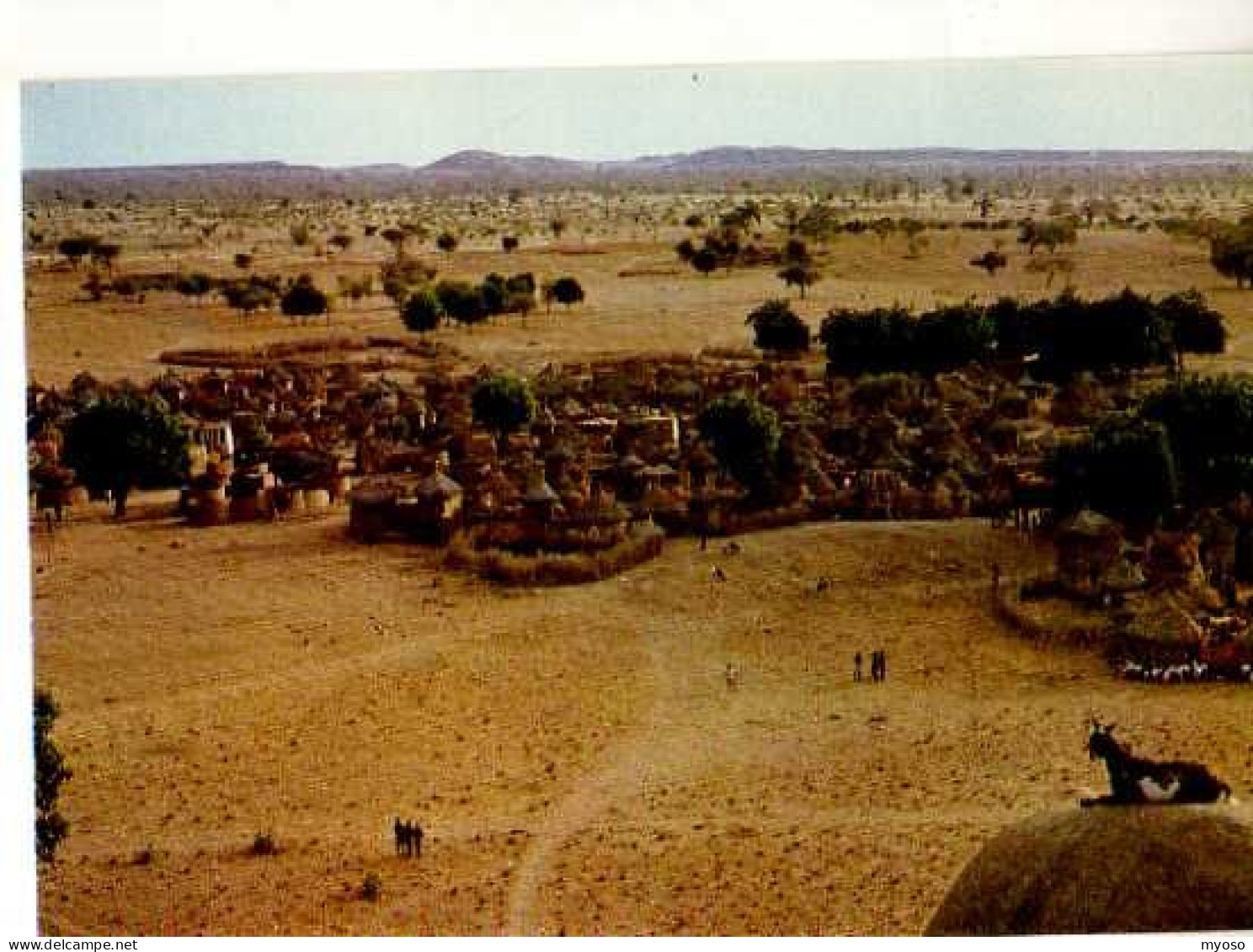 Haute Volta TIBOU Village Foulse En Pays Mossi Au Sahel Dans L'harmonie Du Soir - Burkina Faso