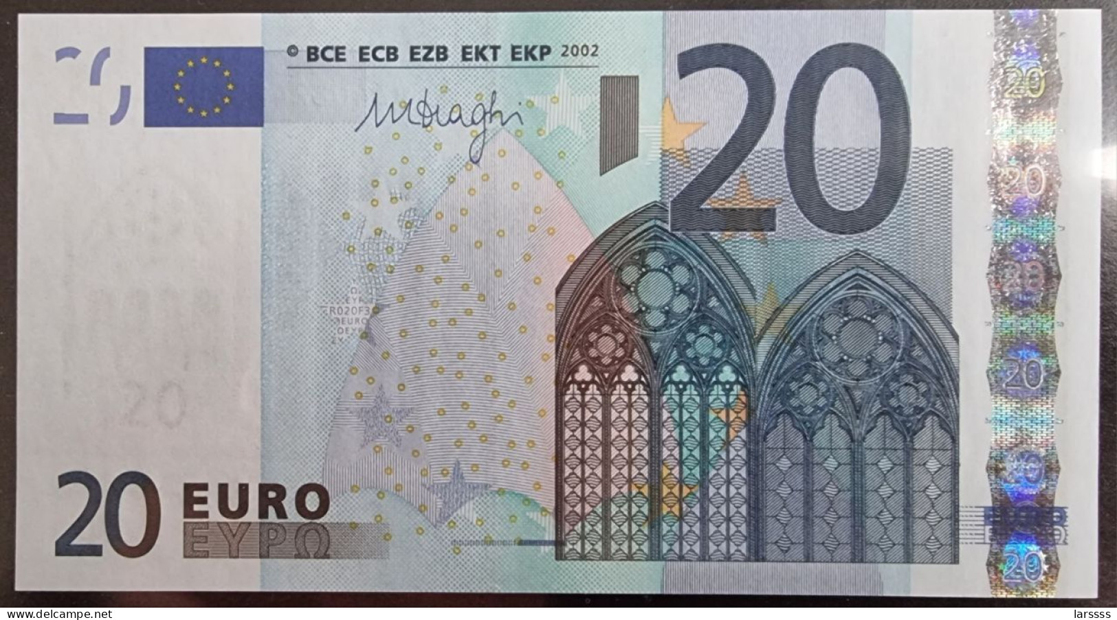 1 X 20€ Euro Draghi  R020F3 P34082425603 - UNC Netherlands / Holland - 20 Euro