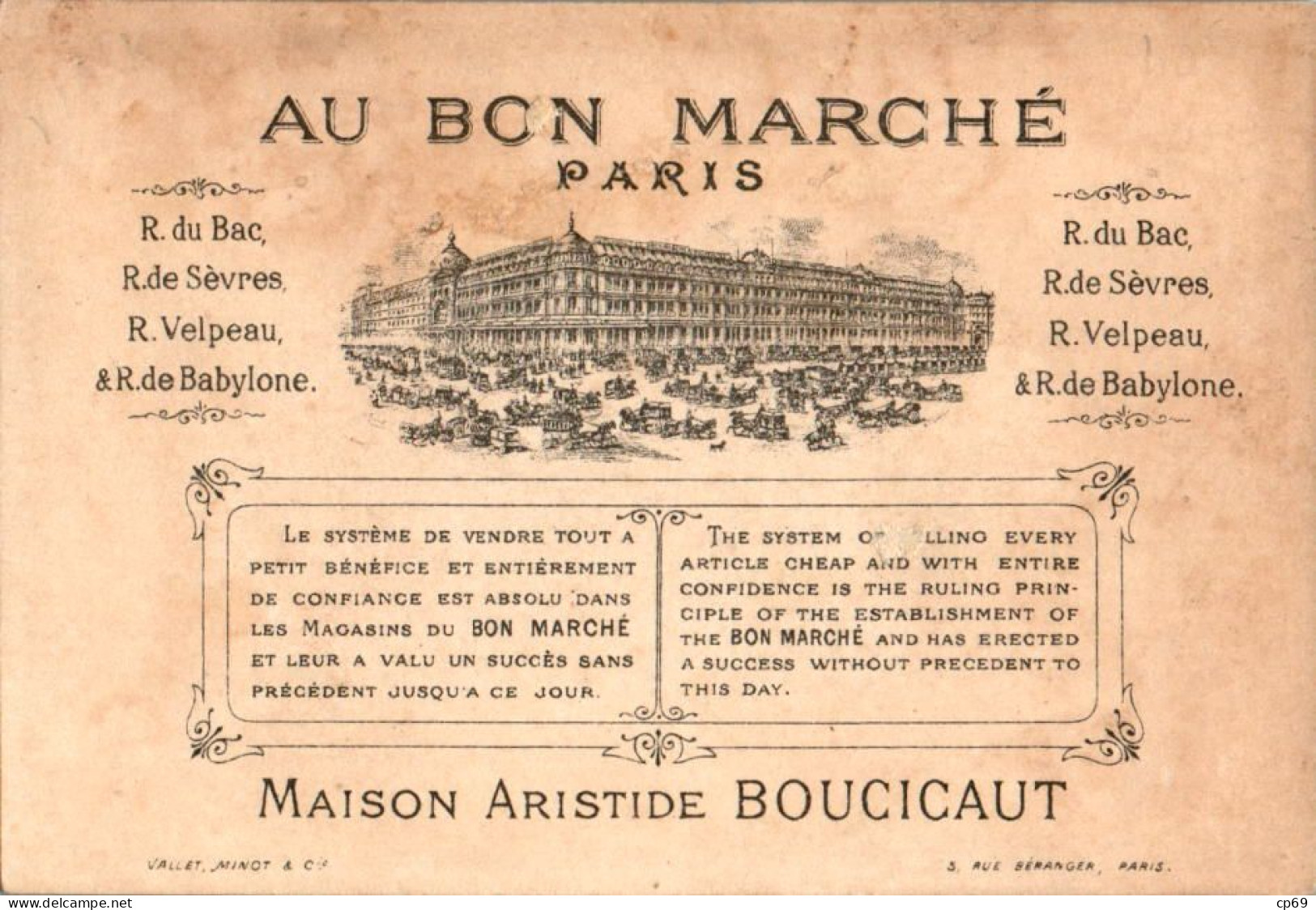 Chromo Au Bon Marché VM-19 N°11 Les Condors Aventures D'un Garçon En Costume Marin Chez Les Sauvages En B.Etat - Au Bon Marché