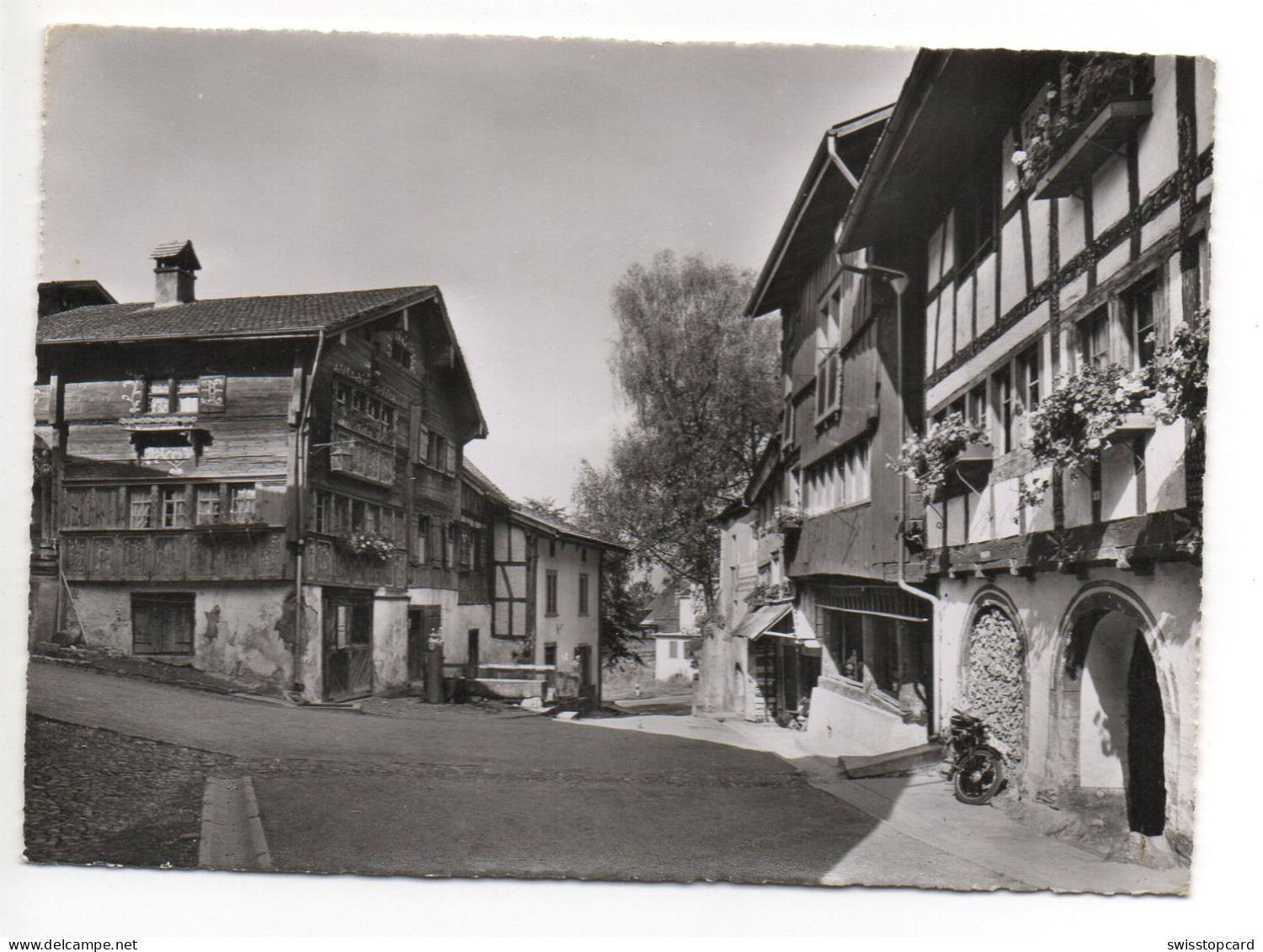 BUCHS Städtli Werdenberg, Motorrad - Buchs